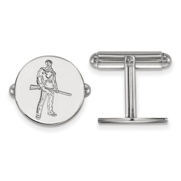 Sterling Silver West Virginia University Cuff Links